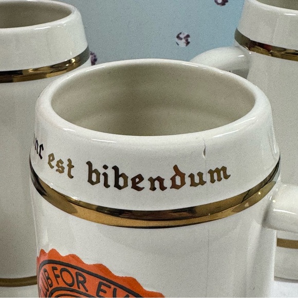 🍻SALE 4pc LIM ED ROWING BLAZERS BEER STEINS - Picture 10 of 10